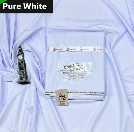 Premium💫Wash n Wear Boski [Pure White]